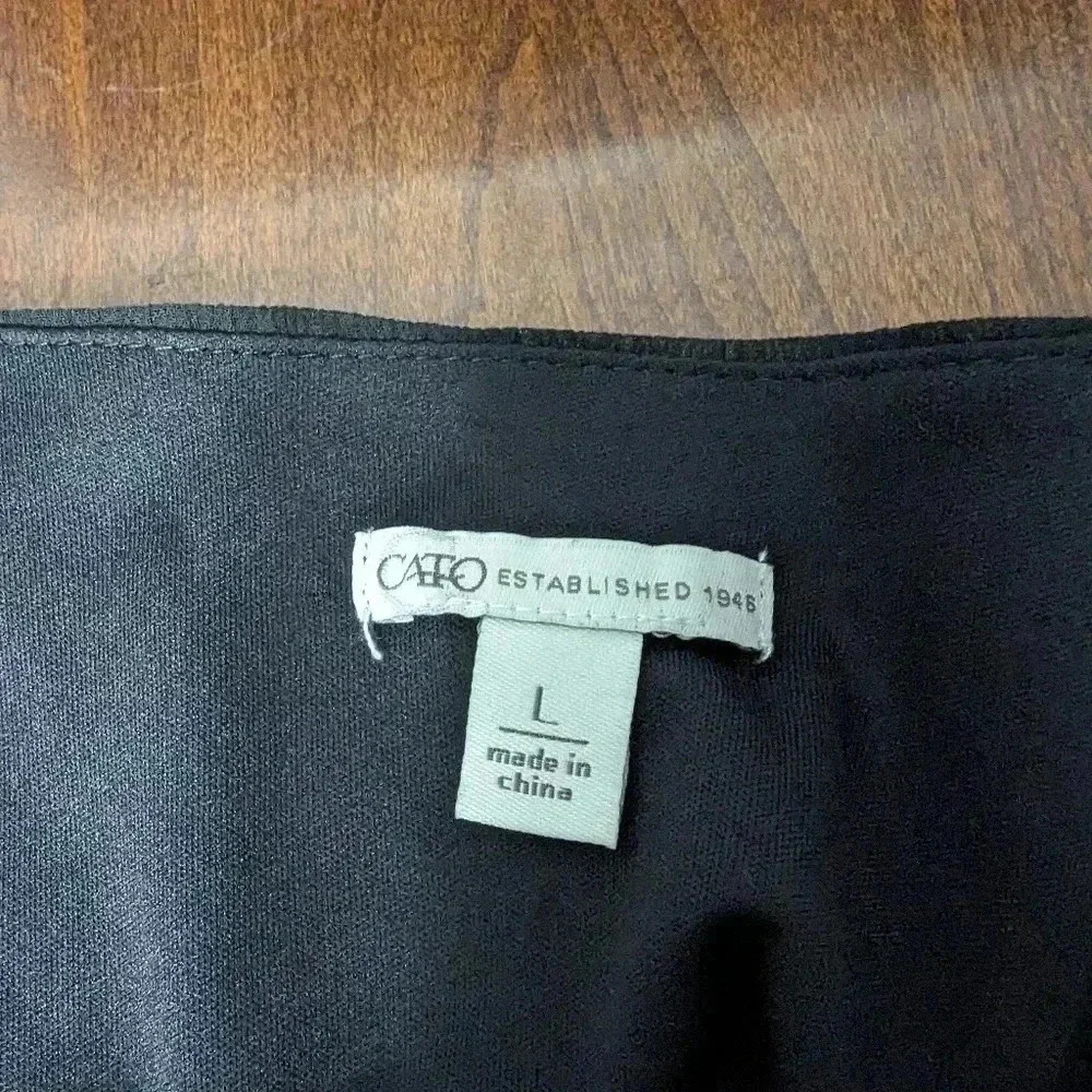 2/$10 Cato Black Mini Dress - Picture 8 of 9